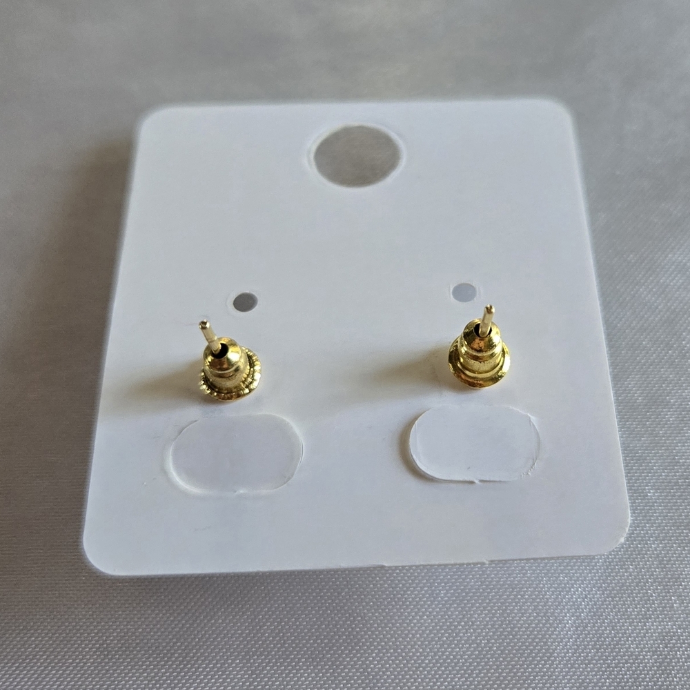 Mint Stainless Steel Stud Earrings - Picture 2 of 3